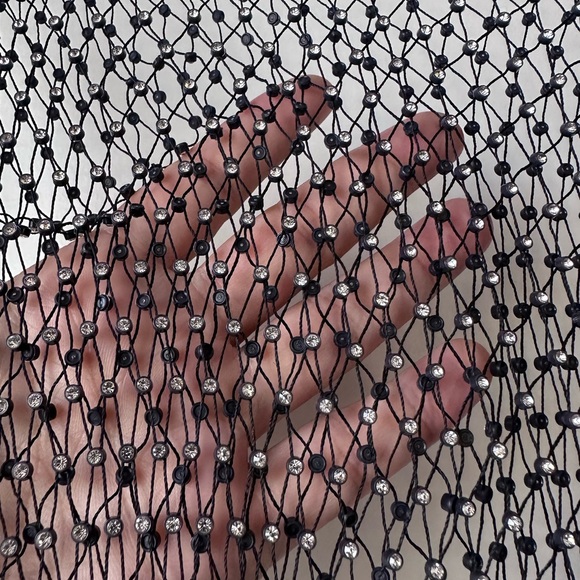 Festival Rhinestone Fish Net Dress - Picture 6 of 8